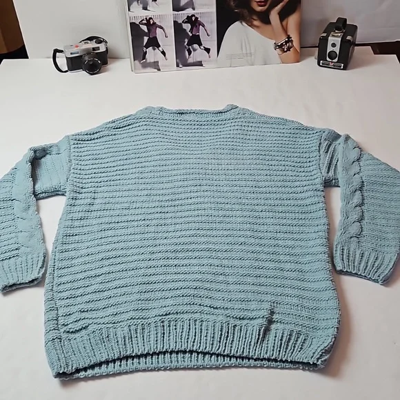 Davi&Dani knit oversized chunky sweater - Picture 6 of 12